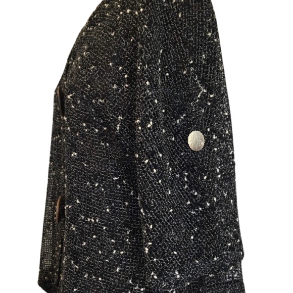 LULA B Black Mesh 2 Top Set with Silver Concho Buttons - Picture 4 of 15